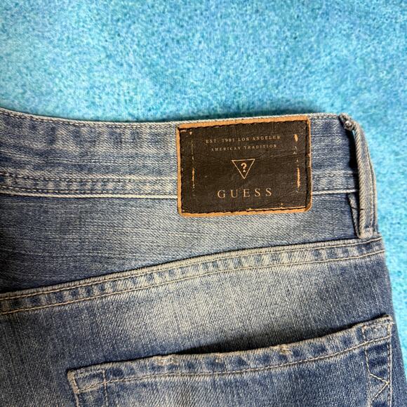 Vintage Guess Jeans Women’s 31 – Robertson Slim Tapered – Blue Denim Y2K - Picture 16 of 16